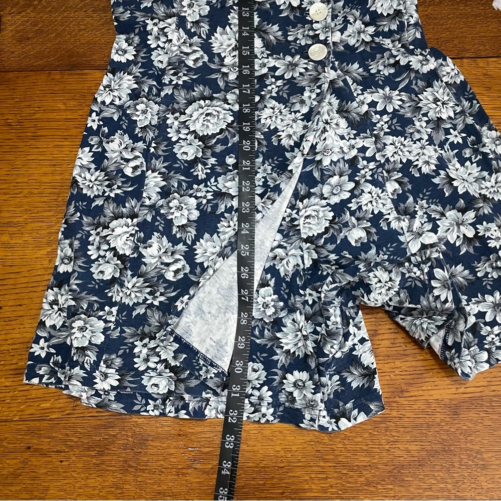 Vintage 90’s Cotton Floral Romper, medium - Picture 8 of 9